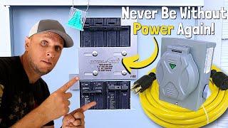 The BEST Way To Connect A Generator To Your House - Interlock Kit With Power Inlet Box Install