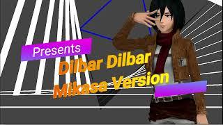 [MMD] Mikasa Dancing on Dilbar Dilbar