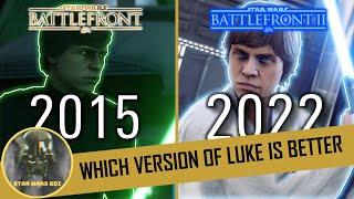 Luke Skywalker (Battlefront 2015) VS Luke Skywalker (Battlefront 2) - Which Hero is Better