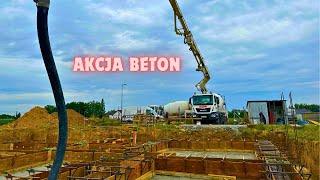 Budowa domu 2024. Betonowanie ław fundamentowych. Akcja beton