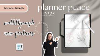 [NEW FEATURES] 2025 Digital Planner Peace - GoodNotes Walkthrough