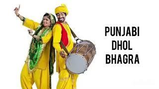 Punjabi Bhangra Dhol beats drums play Indian classical music beats instrumental