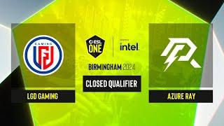 Dota2 - LGD Gaming vs Azure Ray - Game 1 - ESL One Birmingham 2024 - CQ - China