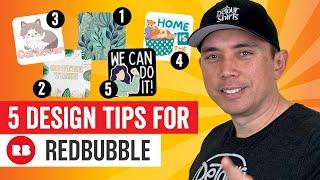 5 Simple Design Tips for RedBubble Sellers... Help Your Products Stand Out and Get More Sales