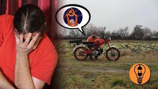 Vintage 2 stroke moped review and drive: Russian "Karpaty-2"