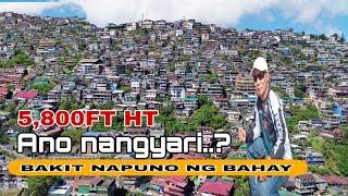 Bundok tinakloban na ng mga bahay/  La trinidad Benguet / Stobosa /Quirino hills Baguio City