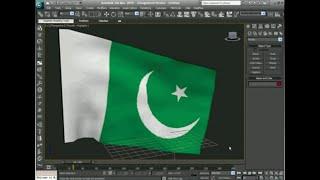 Create animated flag in 3D Max 2010 in Urdu