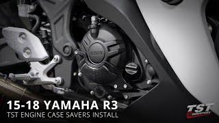 How to install TST Engine Case Savers on a 15-18 Yamaha R3 by TST Industries