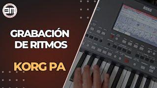 Korg PA  creación de ritmos