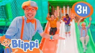 Blippi and Meekah's PLAYGROUND RACE + More |  Blippi and Meekah Best Friend Adventures