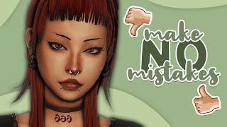 Make No Mistakes Challenge! | Sims 4 Create a Sim