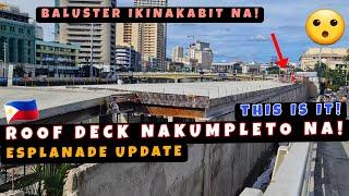 Roof Deck ng Esplande Buo na! Pag-install ng mga Baluster Sinimulan na! River Esplaanade Update 