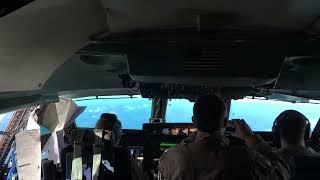 C-5A Galaxy inflight near Greenland. Tail number 70-0461