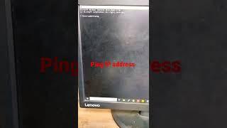 How to use the Ping command to test your network?#network #ping #ipaddress #shorts#short  #subscribe