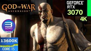 RPCS3 Emulator God Of War Ascension 4K | i5 13600K + RTX 3070