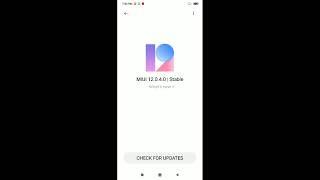 MIUI 12.0.4.0 Last update in redmi 6 pro