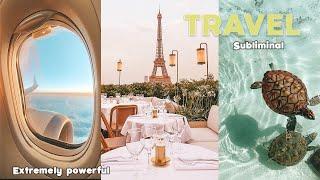 TRAVEL Subliminal - Manifest a free vacation