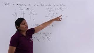 Problem on Transfer Function of Electrical Network