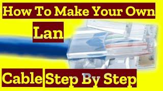 How to make LAN cable |  How to Wire Up Ethernet Plugs the EASY WAY |