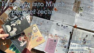 February planner recap | Hobonichi Weeks and Sterling Ink Common Planner