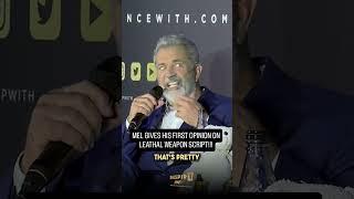 Mel Gibson talks about when he first saw Leathal Weapon script...