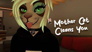 Mother Cat Affectionately Licks You Clean (FURRY ASMR) \\ Mouth Sounds | Affirmations | Petting |