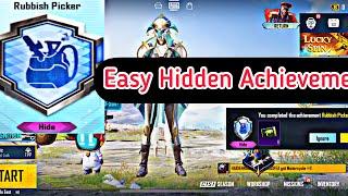 Easy Hidden Achievement |Rubbish Picker |PUBGM