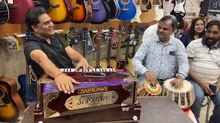 Mein Nazar Se pe Raha hu - Ustad Surinder Khan | Shibu | JAMUNA 4 Line Germany Reeds Harmonium |Live