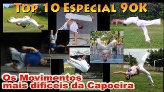 Top 10 Movimentos mais dificeis da Capoeira (Especial 90K Mestre Koioty Herança de Zumbi)