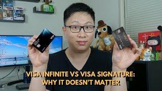 Visa Signature vs. Visa Infinite: Why It Doesn't Matter