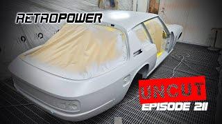 Hemi powered Jensen Interceptor prep for paint