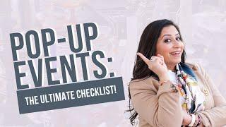 How to Organise Successful Pop-Up Events | POP UP SHOP & VENDOR EVENT TIPS