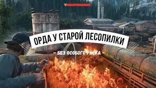 DAYS GONE Орда у старой лесопилки - Без особого риска (плюс странный баг)