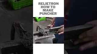 how to make a simple manual punch machine  | @relietron   #shorts