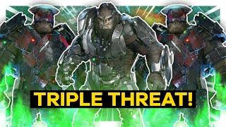 the BRUTE TRIPLE THREAT in Halo Wars 2!