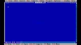 How to make first C program -Compile and run in Turbo c++