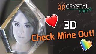 3d Crystal Cube Photo Frame