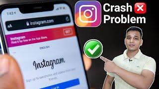 Instagram Crash Problem Solved | Instagram App Crash | App Crash on Android | Instagram Crash Fixed