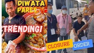 PARES NI DIWATA OVERLOAD ( MAY CLOSURE ORDER ) MULA SA CITY HALL