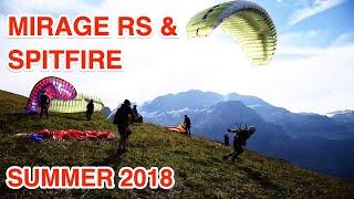 MIRAGE RS 13/11m, SPITFIRE 15m & RAVAGE 11m  - SUMMER 2018 - SPEEDFLYING