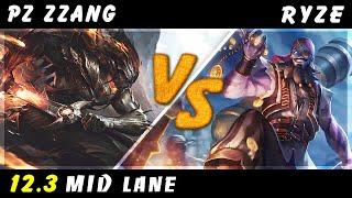 Pz Zzang - Yasuo vs Ryze MID Patch 12.3 - Yasuo Gameplay