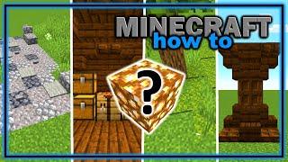 10 Easy Ways to Hide Lighting in Minecraft! | Easy Minecraft Tutorial