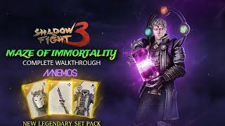 Mnemos Legendary Set // Maze of Immortality Event Complete Walkthrough - Shadow Fight 3