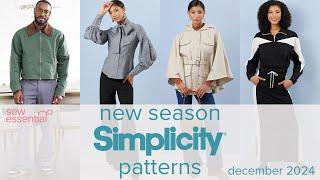 New Season Simplicity Patterns - December 2024