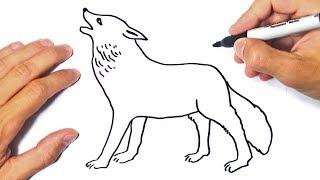 How to draw a Wolf Step by Step | Wolf Drawing Lesson