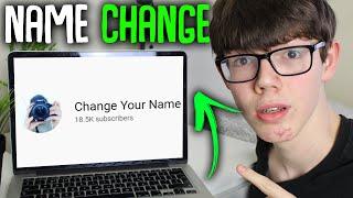 How To Change YouTube Channel Name (Full Tutorial) | Mobile + Computer