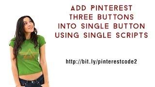 [How to] Using Single Script to Add Pinterest Hover Button, Vote Button and Bookmark All the Images