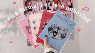 twice FORMULA OF LOVE album unboxing ️