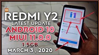 REDMI Y2 ANDROID 10 UPDATE , REDMI Y2 NEW SOFTWARE UPDATE TODAY , REDMI Y2 MIUI 11 UPDATE , REDMI Y2