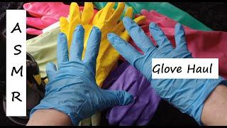 ASMR Rubber Glove Sounds and Haul